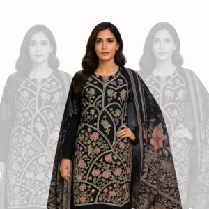 Black Beauty – Lawn Cotton Suit
