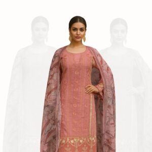 Peach Grace – Lawn Cotton Suit