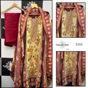 Elegant Anarkali Style Crush Shimmer Designer Readymade Suit